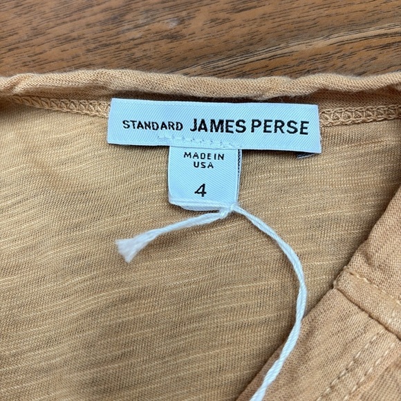 NWT James Perse V-Neck Long Sleeve. 100% Cotton. Size 4 - Picture 6 of 8